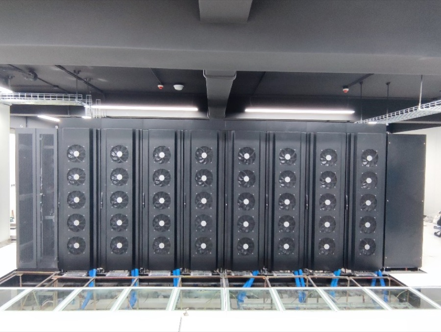 Green data centre rows
