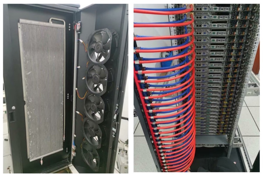 Rear-door heat exchanger installation